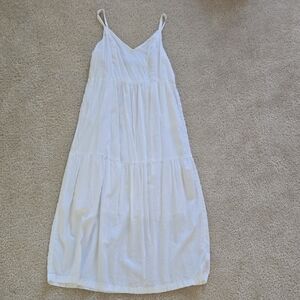 Old Navy White Maxi Dress